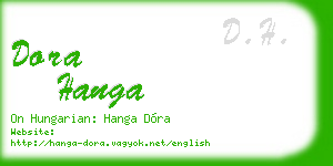 dora hanga business card