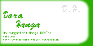 dora hanga business card